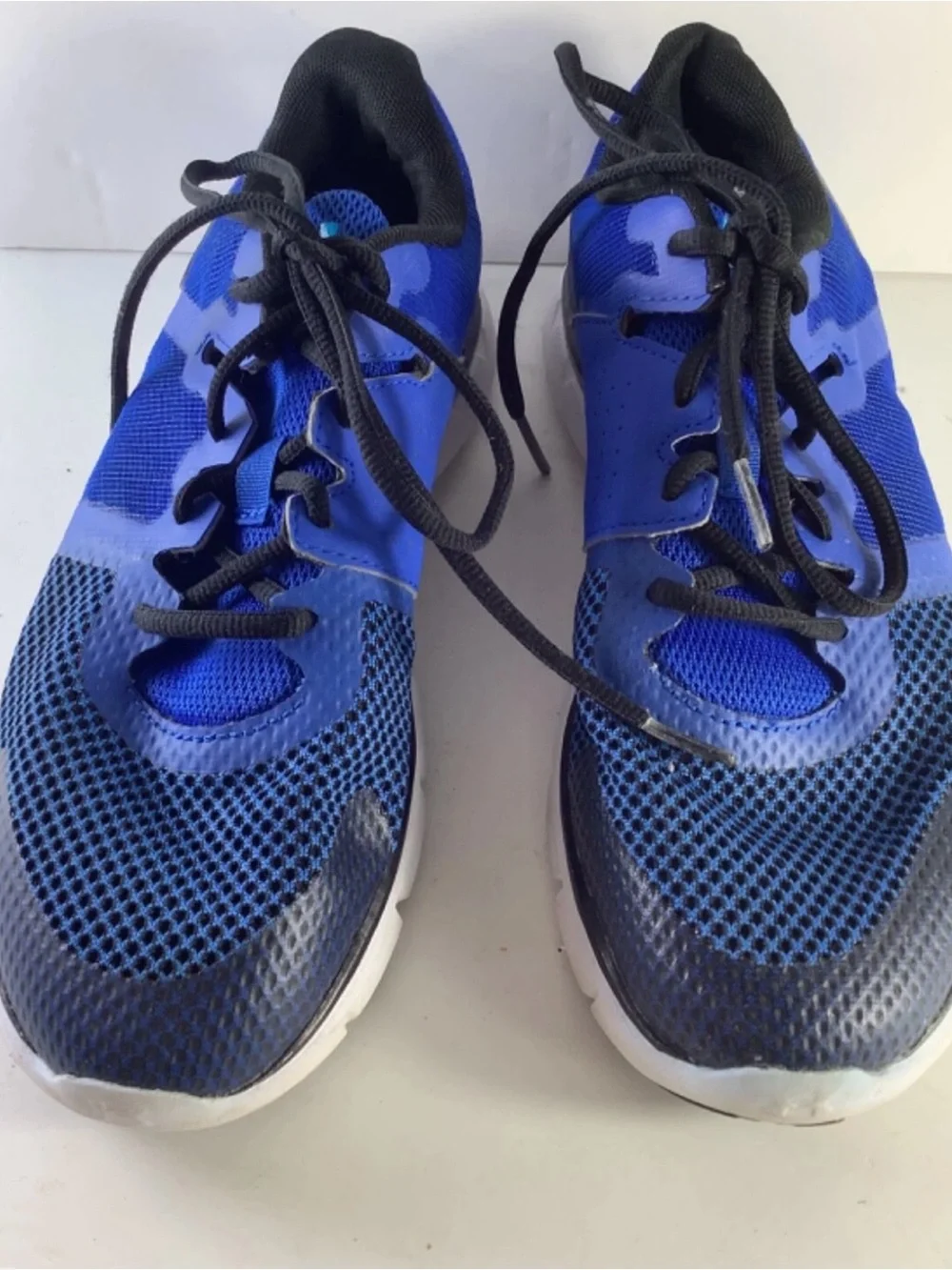 Under Armour Mens Micro G 1273970-907 Blue Running Shoes Sneakers Size 7